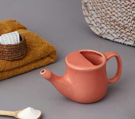 Orange Color Neti Pot