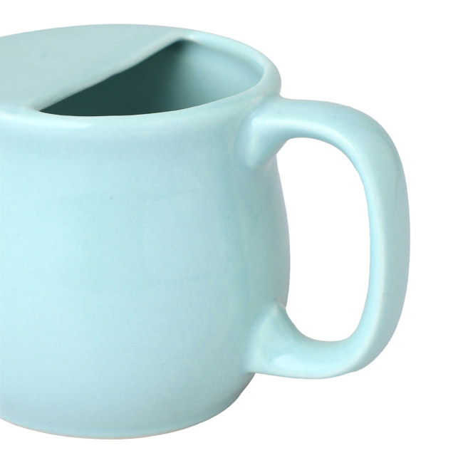 Spill Proof Ceramic Neti Pot Mint Green