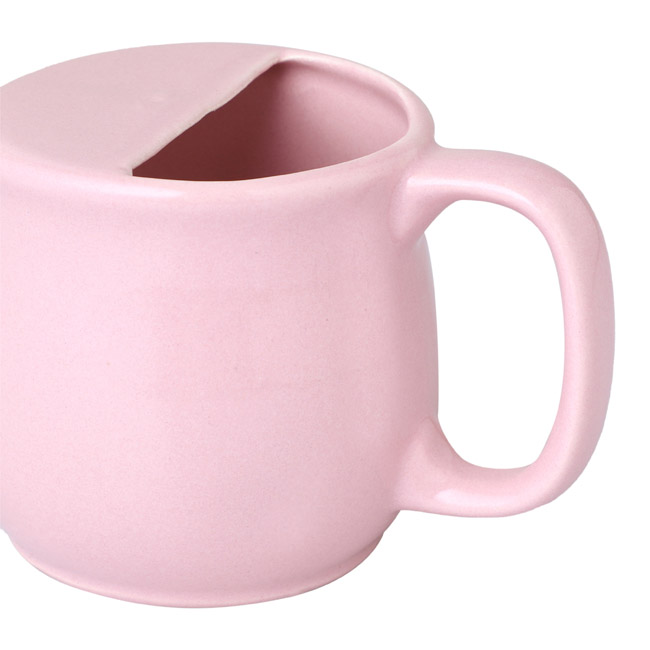 Handmade Spill Proof Ceramic Neti Pot Pink