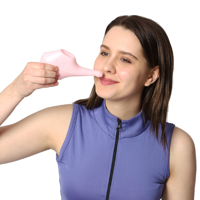 Plastic Neti Pot Pink