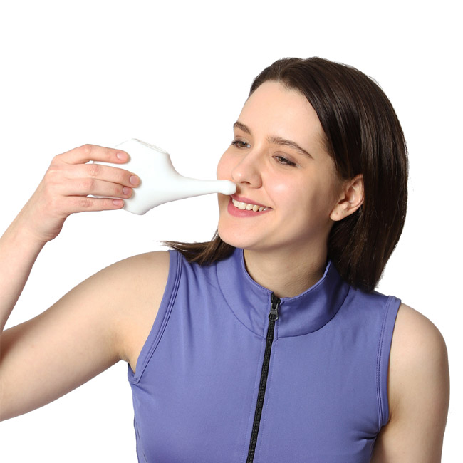 Plastic Neti Pot White