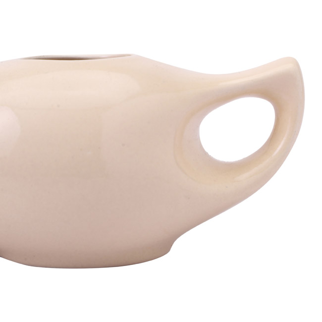 Premium Grade Ceramic Neti Pot for Nasal Cleansing  Cream