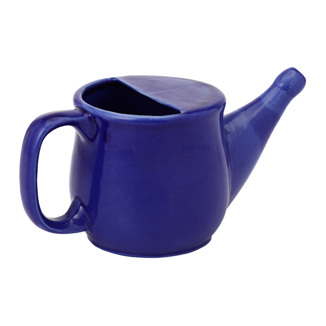 Premium Grade Ceramic Neti Pot for Nasal Cleansing  Violet