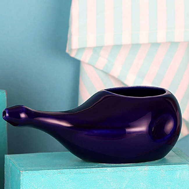 pink light neti pot